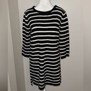 Striped sweater dress
